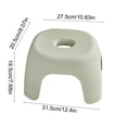 thumbnail image 3 of QTOCIO Stool For Toilet Low Stepping Stool With Nonslip Base Enhanced Stability For Bathroom Use Elegant For Adults For Living Room And Shower, 3 of 4