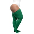 thumbnail image 2 of Stocking Category Thigh High Socks for Women – Solid Over Knee Extra Thick Long Comfortable Plus Size Contemporary Hosiery 2PCS, 2 of 6
