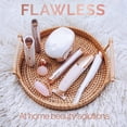 thumbnail image 5 of Finishing Touch Flawless Contour Vibrating Rose Quartz Facial Roller & Massager, 5 of 5