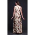 thumbnail image 3 of Bimba Robe Longue Maxi à Imprimé Floral pour Femmes, Tenue de Villégiature, Robe de Soirée - X-Grand, 3 of 5