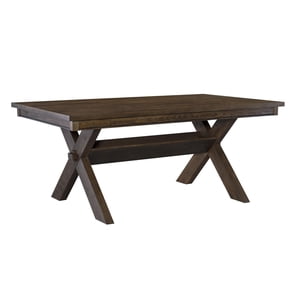 Table à manger Padilla, marron