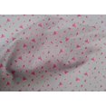 thumbnail image 4 of oneOone Cotton Poplin Fabric Blue & Peach Flower Floral Decor Fabric Printed BTY 42 Inch Wide, 4 of 4