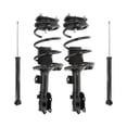 thumbnail image 1 of Transit Auto Front Rear Complete Suspension Shocks Strut and Coil Spring Mount Assemblies Kit for Car 2006-2011 Hyundai Accent Kia Rio Rio5 - Left Right Side (Driver Passenger) K78M-100088, 1 of 2