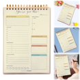 thumbnail image 1 of AKEGAMN Clearance! Work Day Schedule Planner Personal Organizer Home And Work Journal 50 Undated Pages For Daily Tasks Tear Off Notepad Notes CONVENIENT DESIGN: The daily planner is perfectly organi, 1 of 9