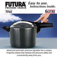 thumbnail image 3 of Hawkins F60 Futura Hard Anodized Pressure Cooker - 6 Litres, 3 of 5