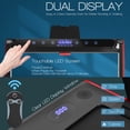 thumbnail image 4 of Costway Tapis Roulant Pliant 2-en-1 2,25 Hp Machine de Jogging avec Double Écran DEL Rouge, 4 of 9