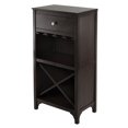 thumbnail image 1 of 92745- Ancona Modular Wine Cabinet with One Drawer, Glass Rack, X Shelf, 1 of 9