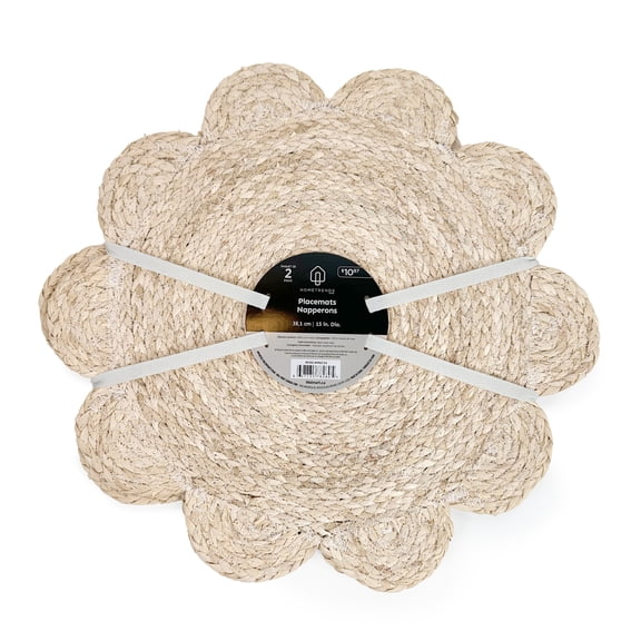 Hometrends 2-pack cornhusk placemats