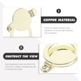 thumbnail image 3 of AURARMLET 4Pcs Apt Door Peephole Cover in Copper for Home and Hotel Security Protection, 3 of 8