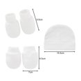 thumbnail image 5 of YAOBAMM Soft Newborn Hat Newborn Hat Set Knit Elastic Soft Warm Photography Props Infant Accessory Baby Bonnet Beanie, 5 of 5