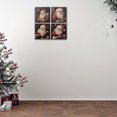 thumbnail image 3 of Canvas Wall Art Santa - Set of 4, 3 of 4