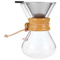 thumbnail image 3 of Filfeel Pour Over Coffee Maker, Easy To Clean Pour-Over Glass Coffeemaker, Coffee Lover For Coffee Home Use Cafe, 3 of 8
