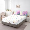 thumbnail image 4 of YST Mermaid Comforter Set, 7-Piece, Colorful Rainbow Theme, Queen Size, 4 of 5