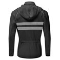 thumbnail image 3 of Amdohai Men Windproof Hooded Cycling Jacket Breathable High Visibility Reflective Bike Bicycle Riding Sports Coat Jacket, 3 of 7