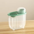 thumbnail image 1 of Rice Barrel Food Storage Container | Insect Proof Waterproof Sealed Plastic Rice Flour Box | Large Capacity Stackable Pantry Organizer | 20x19x11cm | Clear Lid | 1 Pack, 1 of 6