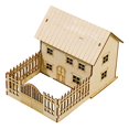 thumbnail image 3 of TISHITA 1:60 Scale Decor Miniature House Model for Gift Teens Adults Micro Landscape Style C, 3 of 8