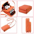 thumbnail image 4 of Zootealy Sac Bandoulière Mini pour Femmes avec Courroie Ajustable Motif Uni Sacs à Main Zippés Mini Sac d'Épaule Polyvalent Sac Imperméable Pochette Sac, 4 of 6