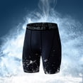 thumbnail image 3 of Mens Compression Pants Sports Leggings Basketball Shorts Legging X8Q2, 3 of 9