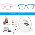 thumbnail image 3 of Kids Glasses Light 400 Children Gaming Computer Goggles Black, 3 of 8
