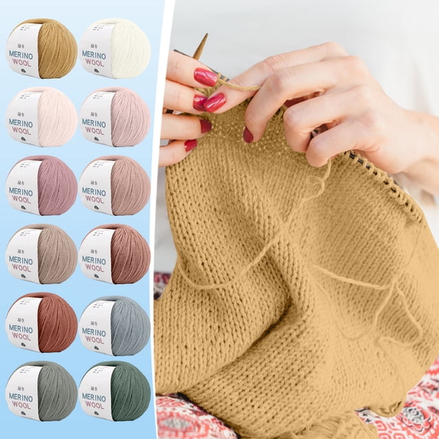 Vaidha Wool Hand-woven Medium Coarse Scarf Hat Overcoat Wool Merinoss Wool Wool Cashmeres Yarn