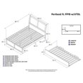 thumbnail image 4 of Leo & Lacey Urban Full Trundle Platform Bed in White, 4 of 4