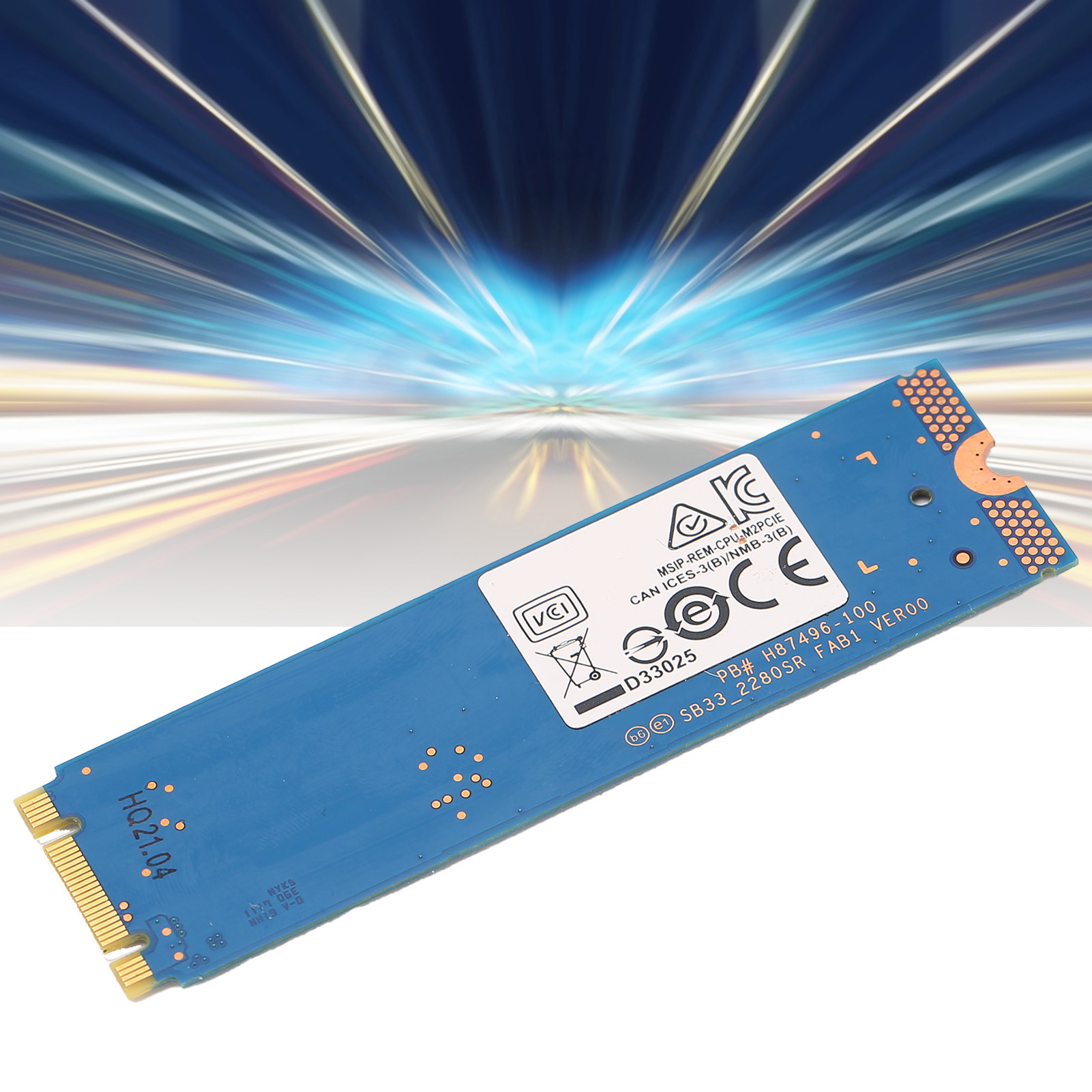 Solid State Drive, PCI-e NVMe 3.0 X2 High Speed Reading UEFI 64bit Memory Module Hard Disk Accelerator  for DIY