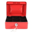 thumbnail image 1 of Security Box,Mini Steel Petty Lockable Cash Money Coin Safe Security Box Household, 1 of 7