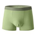 thumbnail image 1 of B91xZ Boxers pour Hommes Boxeurs en Maille avec Poche, Vert TTG, 1 of 5