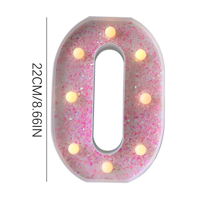 JilgTeok 2 Packs Colorful Light Up Letters LED Letter Lights for Proposal Statement Birthday Party Wedding Home Bar Decoration Scene Decorative Light Clearance