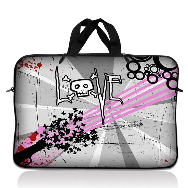 LSS Laptop Sleeve Bag 10.2 Inch Neoprene Carrying Case Pouch Handle