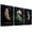 -, variant on 3 Piece Canvas Wall Art Flower Wall Decor, Kitchen, Outdoor Wall Art.Black Green and gold wall decor Canvas Prints for Home green wall decor Office Wall Decorations 12"x16"x3