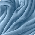 thumbnail image 4 of Bare Home Microplush Fleece Blanket - 300 GSM - Fuzzy Microfleece - Soft & Plush - King, Coronet Blue, 4 of 5