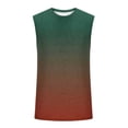 thumbnail image 4 of NTACZA Athletic Men Tank Tops Sleeveless Basic Shirt Sports Gradient Crew Neck Men Shirts L, 4 of 5