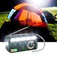 thumbnail image 2 of LSLJS Weather Radio, Emergency Hand Crank Radio with Solar Charger, Portable Battery Operated AM FM Shortwave Radio with LED Flashlight, USB Charger, Alert, Hand Crank Radio, 2 of 7