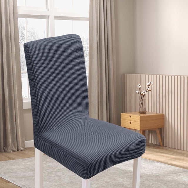 Popular Picks,Dining Room Chair Cover, Elastic Stretch Cushion for Kitchen Chairs, Colorful Chair Seat Covers for Dining Room, Washable Chair Protector, | Polyester, E-599 $BS$3