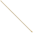 thumbnail image 2 of 14k Yellow Gold 7 Inch 1.3mm Franco Chain Bracelet, 2 of 7