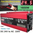 thumbnail image 2 of Pure Sine Wave Inverter DC 12v/24v 1000W 1600W 2000W 3000W Portable Power Bank Converter Solar Inverter, 2 of 7