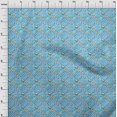 thumbnail image 4 of oneOone Polyester Spandex Medium Blue Fabric Abstract Sewing Craft Projects Fabric Prints By Yard 56 Inch Wide, 4 of 4