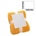 thumbnail image 1 of Couette Rafraîchissante Surdimensionnée Motif Ondulé Régulation de Température 79x59po Couverture Double Couche Jaune, 1 of 6