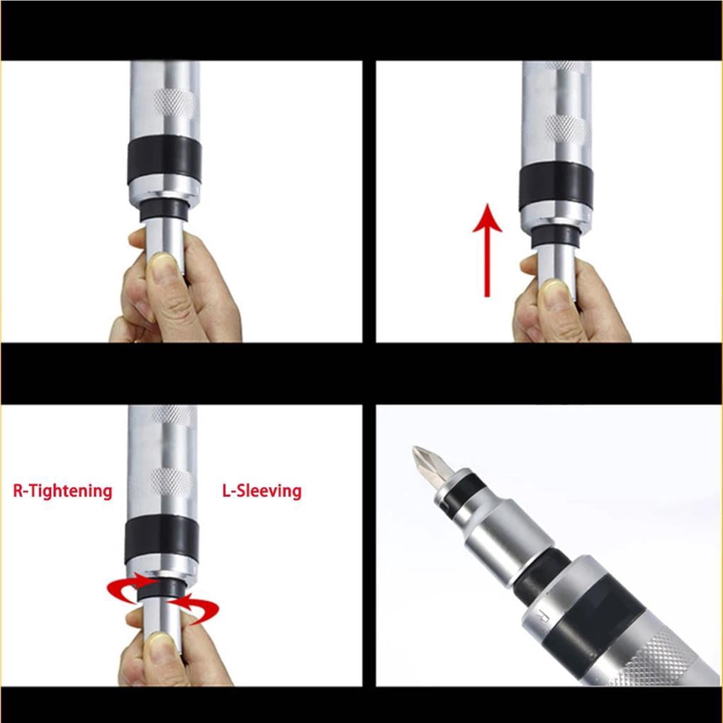 7pcs Detachable Screwdriver Set Heavy Screwdriver Screwdriver Set Set Duty Manual Impact Screw Driver Kit Hand Repair Tools