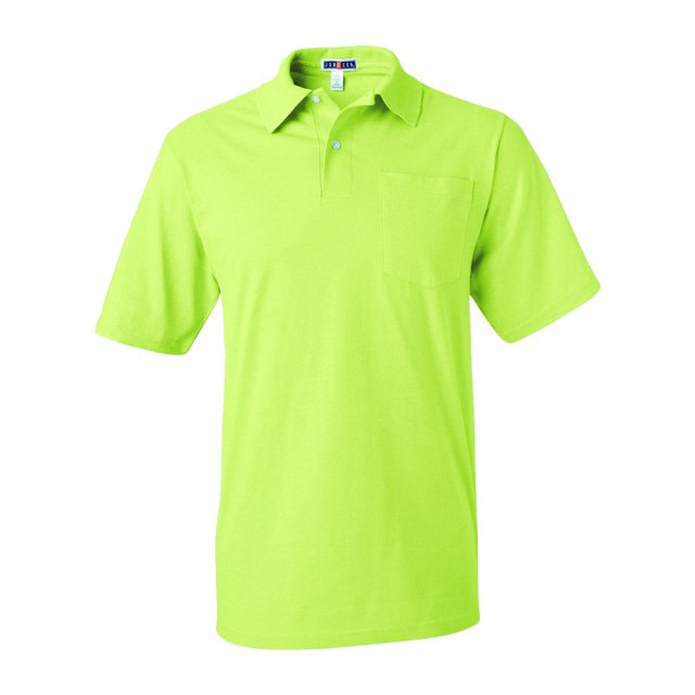 Jerzees SpotShield Polo T-Shirt with Pocket for Men