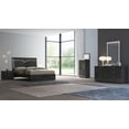 thumbnail image 2 of Lit King Size K-Living Stark avec finition laquée grise Angley et lumières LED d'appoint, 2 of 3