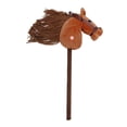 thumbnail image 1 of Esquirla Bâton Cheval Robuste Passe-Temps Jouet d'Équitation pour Enfants Garçons Filles Brun, 1 of 8