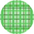 thumbnail image 1 of Ahgly Company Machine Washable Indoor Square Transitional Green Area Rugs, 3' Square, 1 of 7