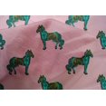 thumbnail image 4 of oneOone Cotton Silk Fabric Horse Block Print Sewing Fabric BTY 42 Inch Wide, 4 of 4