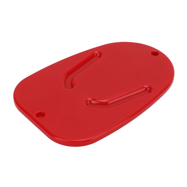 Plaque de Support Latéral pour Moto, Stable Antidérapante Résistante à l'Usure Compacte Robuste avec Béquille Durable pour Moto Rouge