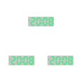 thumbnail image 4 of relayinert Colorful Digital Numbers For Easy Reading Large Display Screen Double Placement 8017GreenLight 3Set, 4 of 6