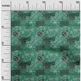 thumbnail image 2 of oneOone Cotton Jersey Green Fabric Patchwork Sewing Craft Projects Fabric Prints By Yard 58 Inch Wide, 2 of 5