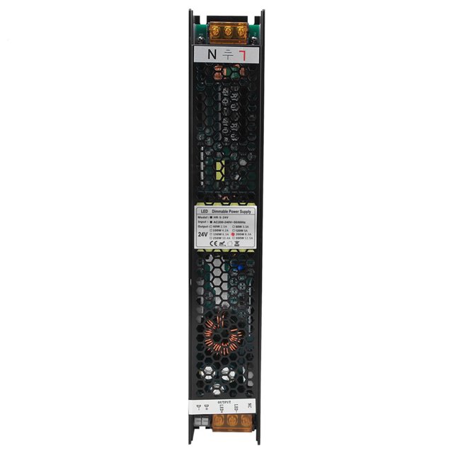 Alimentation Électrique Interrupteur LED Dimmable Alimentation Dimmable 200W Boîtier en Alliage d'Aluminium Support SCR 0-10V PWM Méthode de Contrôle DALI