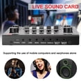 thumbnail image 4 of Graflsoa Professional BM800 Microphone & V9 Sound Card Kit for Live Streaming, Karaoke, and Recording - Adjustable Stand, Shockproof Mount, Dual Audio Ports - Black with Silver Mesh, 4 of 6